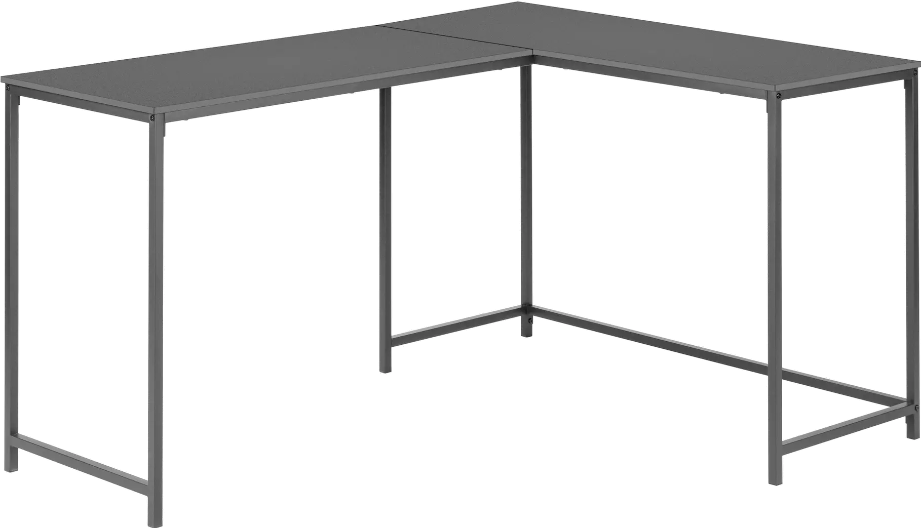 Lindzee Black L-Shaped Desk