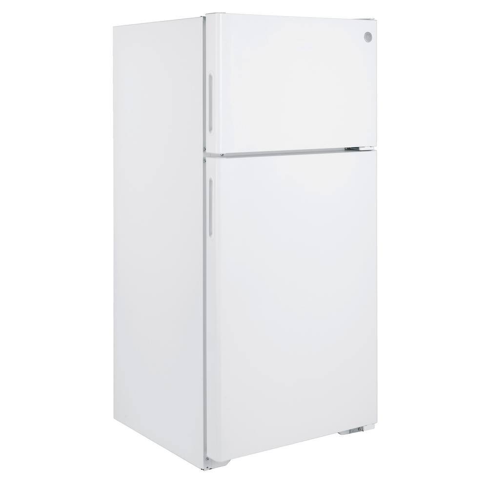 GE 16.6 cu. ft. Top Freezer Refrigerator in White ENERGY STAR GPE17CTNRWW