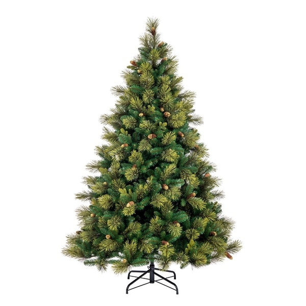 Vickerman 6.5' x 56 Emerald Mixed Fir Artificial Christmas Tree，Unlit