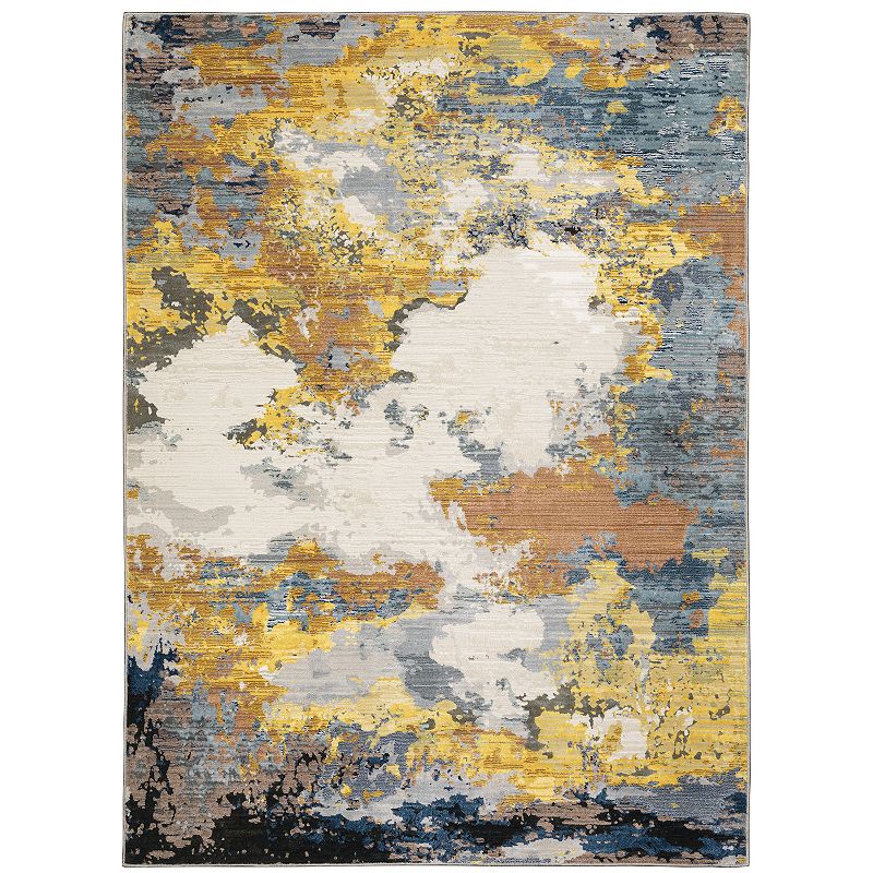 StyleHaven Cameron Modern Panes Abstract Area Rug