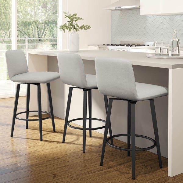 Amisco Betty Swivel Counter and Bar Stool