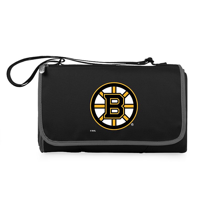 Picnic Time Boston Bruins Outdoor Picnic Blanket and Tote