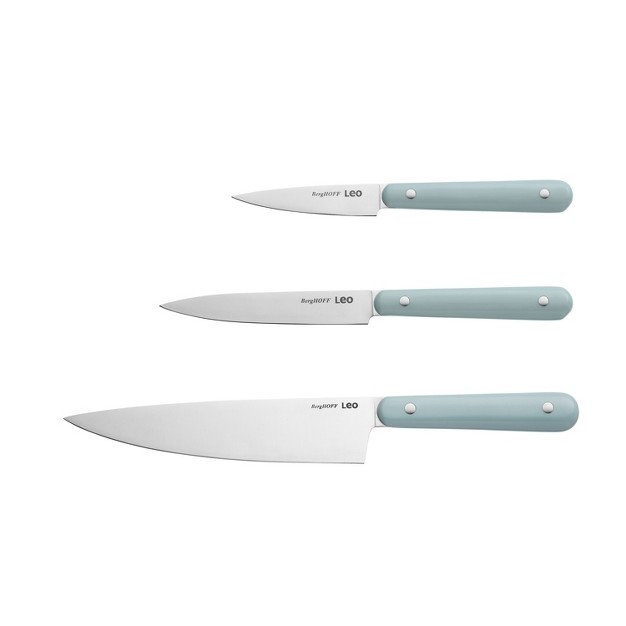 Berghoff Slate And Spirit Stainless Steel 3pc Starter Knife Set