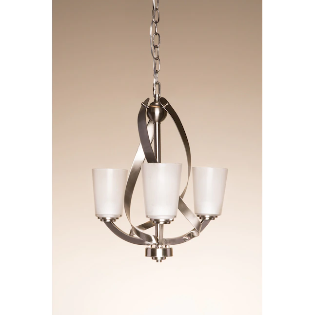 Kichler 34694 Layla 3-Light Brushed Nickel Modern/Contemporary Chandelier