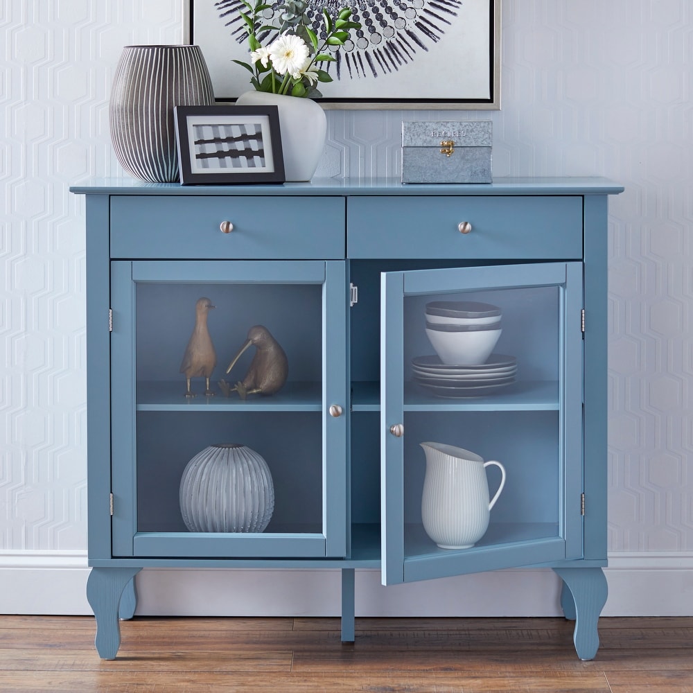 Copper Grove Rawdon Glass Front Buffet/Sideboard