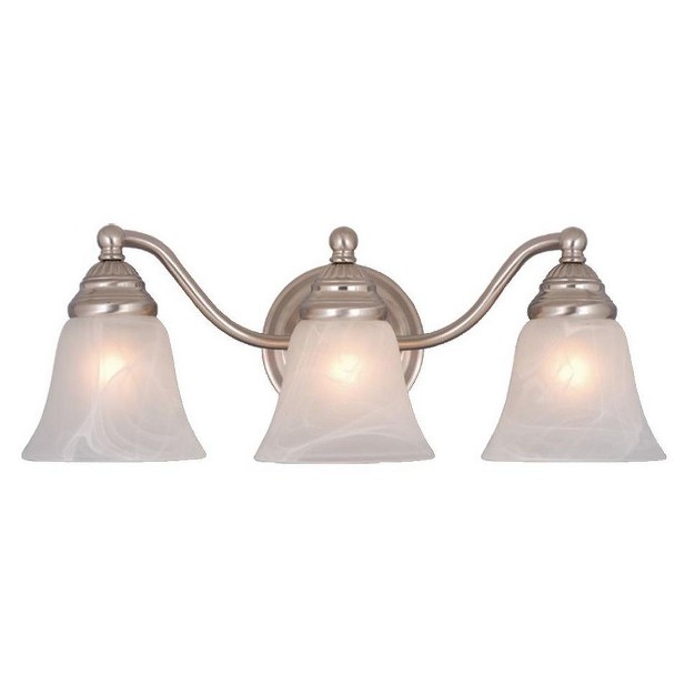 Vaxcel Standford 3 Light Vanity Brushed Nickel