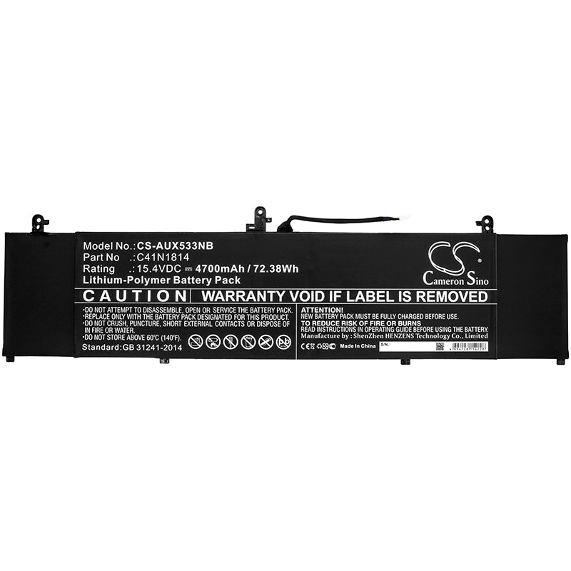 Asus BX533FD RX533 RX533FD U5300FD UX533 UX533FD Z Replacement Battery BatteryClerkcom Laptop and Notebook