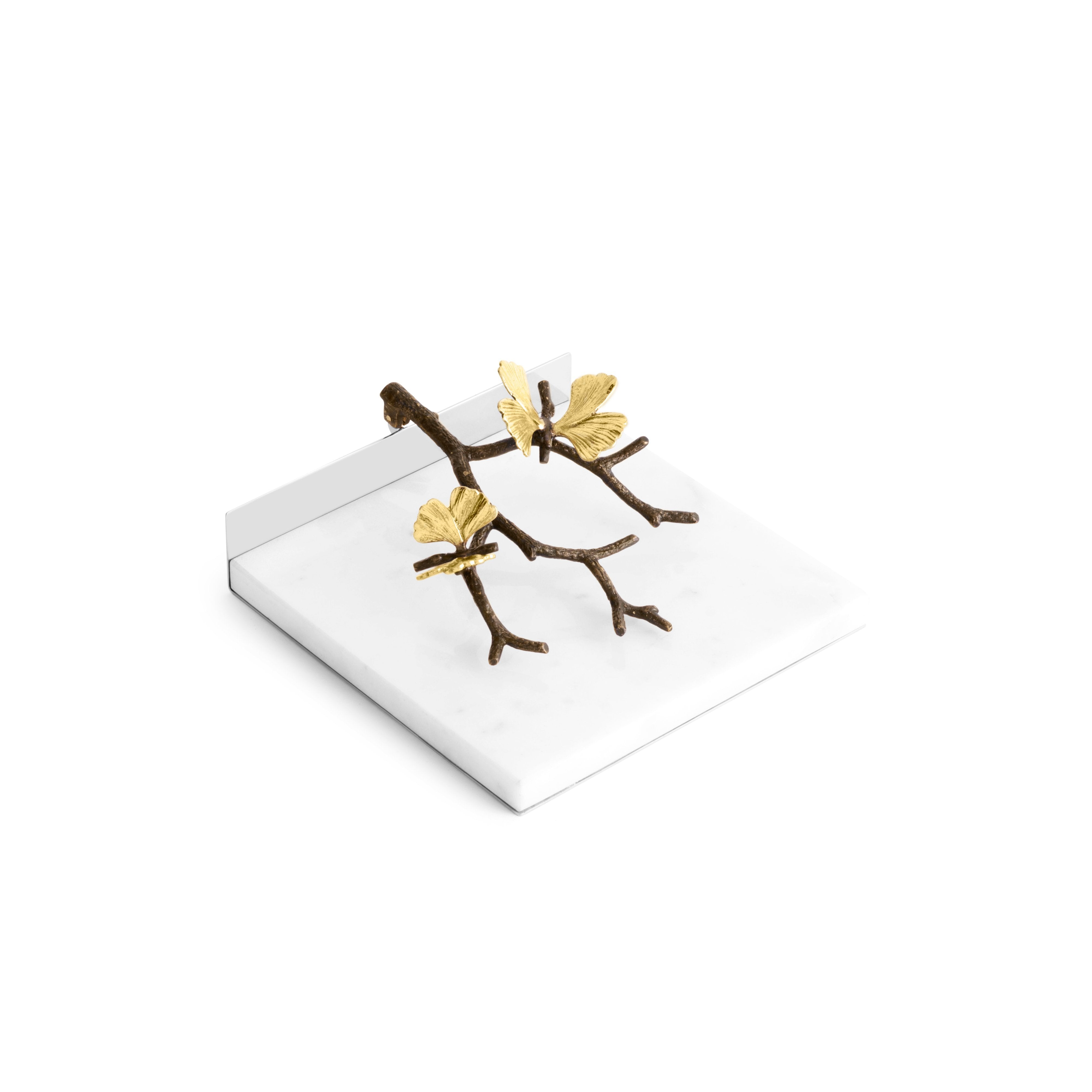 Butterfly Ginkgo Napkin Holder