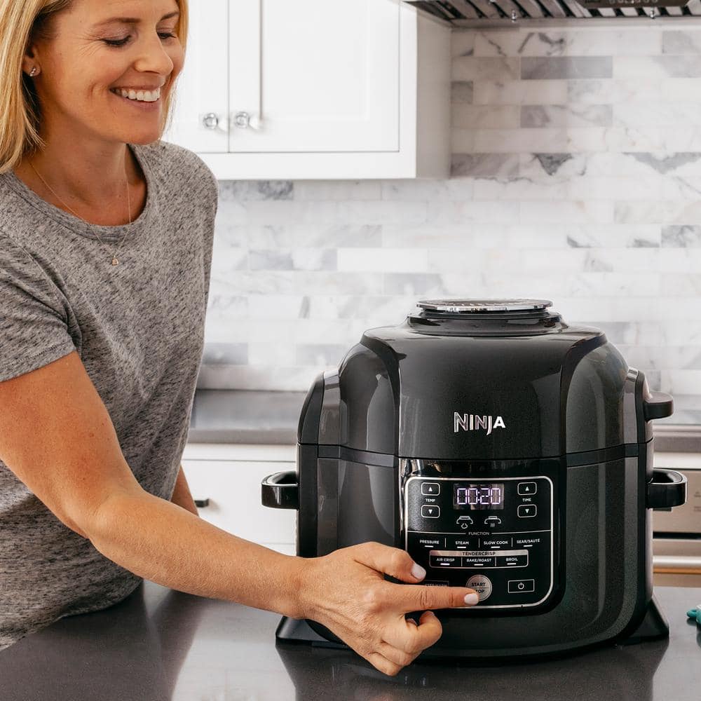 NINJA Foodi 9-in-1 6.5 Qt. Electric Pressure Cooker & Air Fryer (OP301) OP301