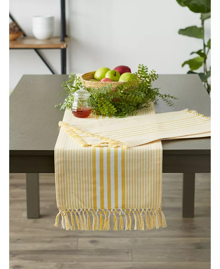 Design Imports Stripes Table Runner