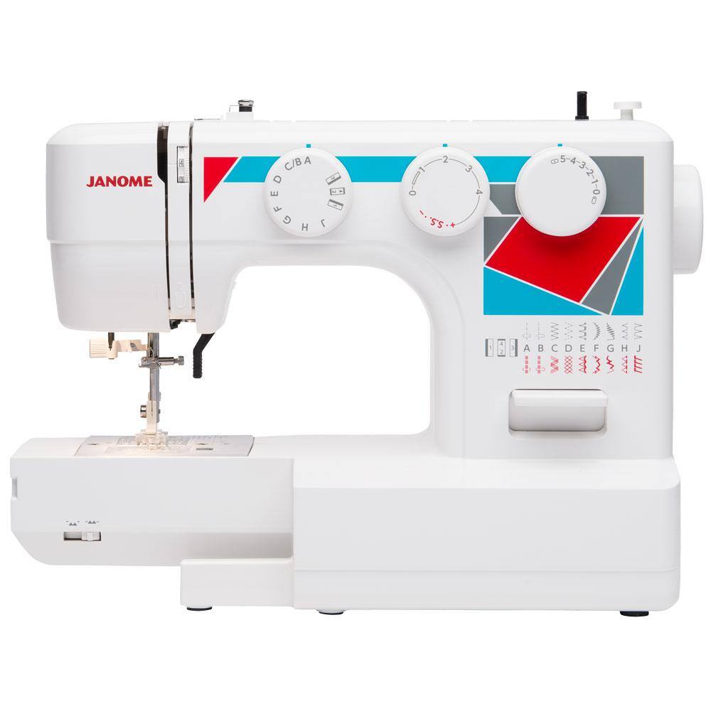 Janome MOD-19 Easy-to-Use Sewing Machine with Needle Threader 00150816