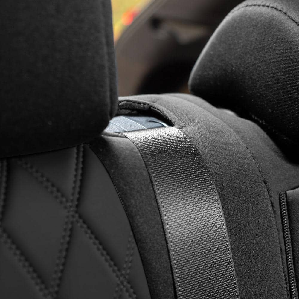 FH Group Neosupreme Custom Fit Seat Covers for 2019-2022 Toyota Rav4 LE to XLE to Limited DMCM5011BLACK-FULL