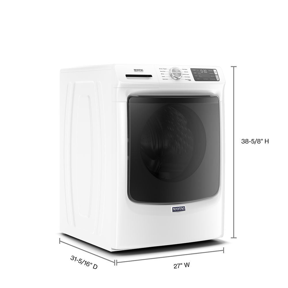 Maytag MHW5630HW Front Load Washer With Extra Power And 12-Hr Fresh Spin Option - 4.5 Cu. Ft.