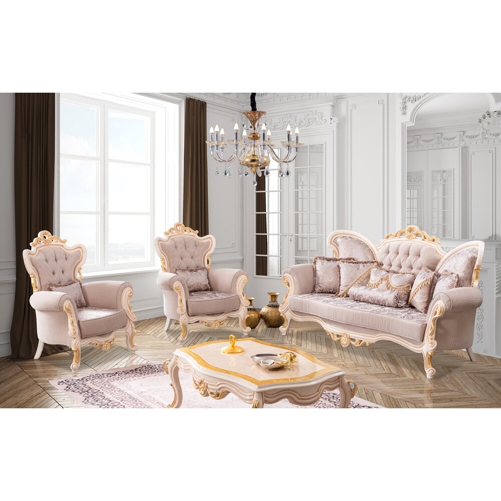 Ars 4 Piece 1 Sofa  2 Chair And 1 Coffee Table Living Room Set