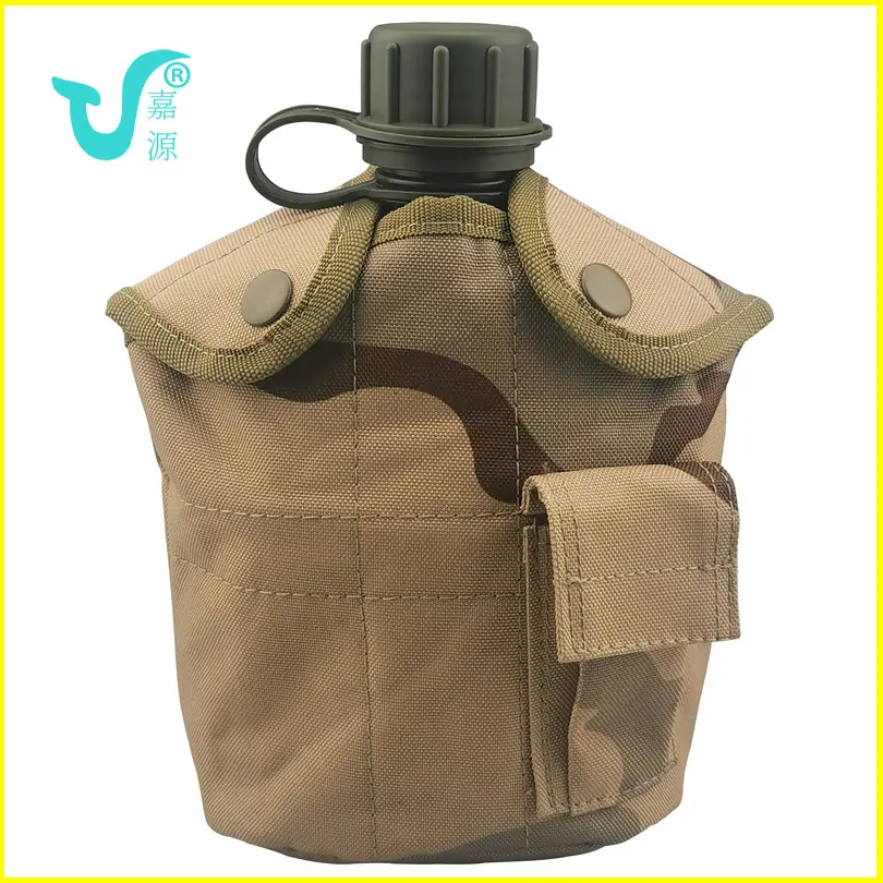 2023 New Fashion Style Athletic Camping Hiking Outdoor Plastic Water Bottles Canteen Bottle  Travel Kettle