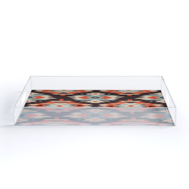 Emanuela Carratoni Boho Ikat Acrylic Tray Deny Designs