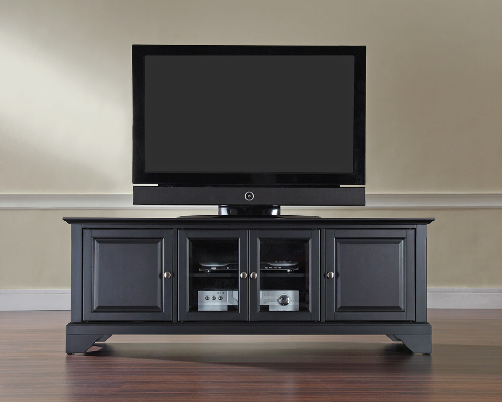 LaFayette 60 quotLow Profile TV Stand   Traditional   Entertainment Centers And Tv Stands   by Pot Racks Plus  Houzz