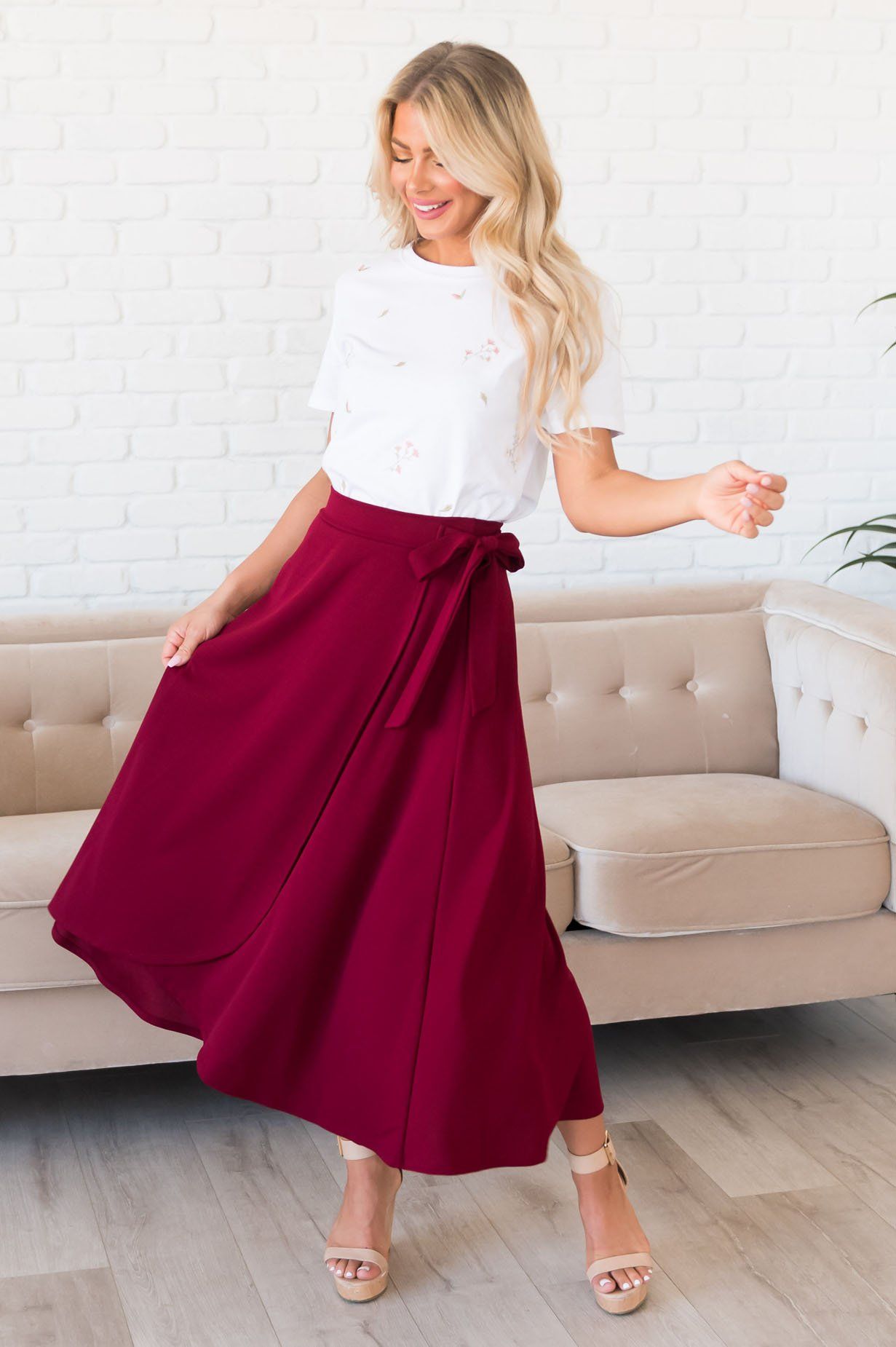 Stand By Our Love Modest Circle Skirt