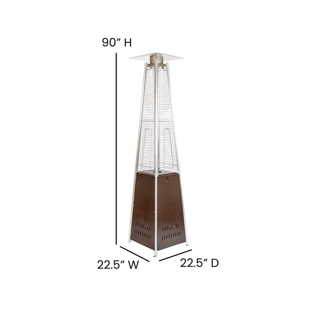 Carnegy Avenue 45000 BTU Bronze Patio Heater CGA-NAN-487304-BR-HD