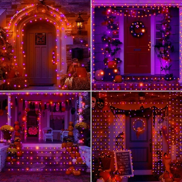 60FT 180 LED Halloween Decorations String Light Outdoor - Yellow Shopping - The Best Deals on String Lights | 39295468