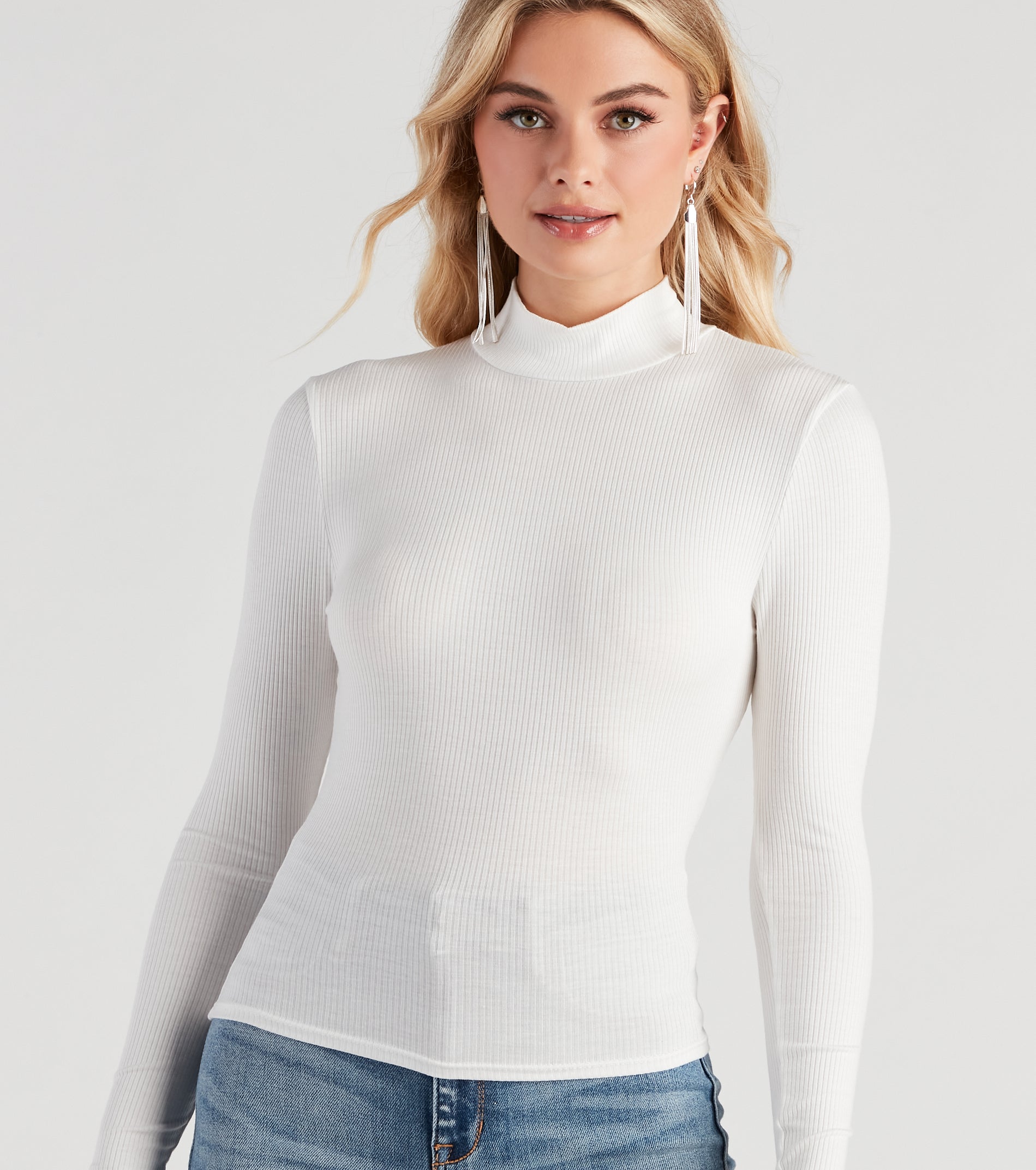 Wardrobe Essential Mock Neck Top