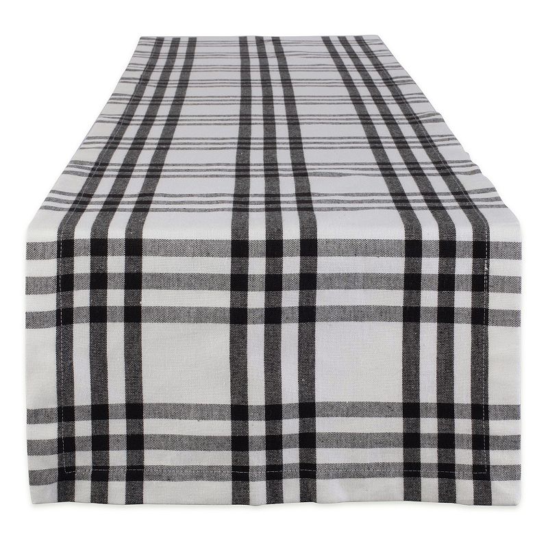 72 Table Runner with Homestead Plaid Design