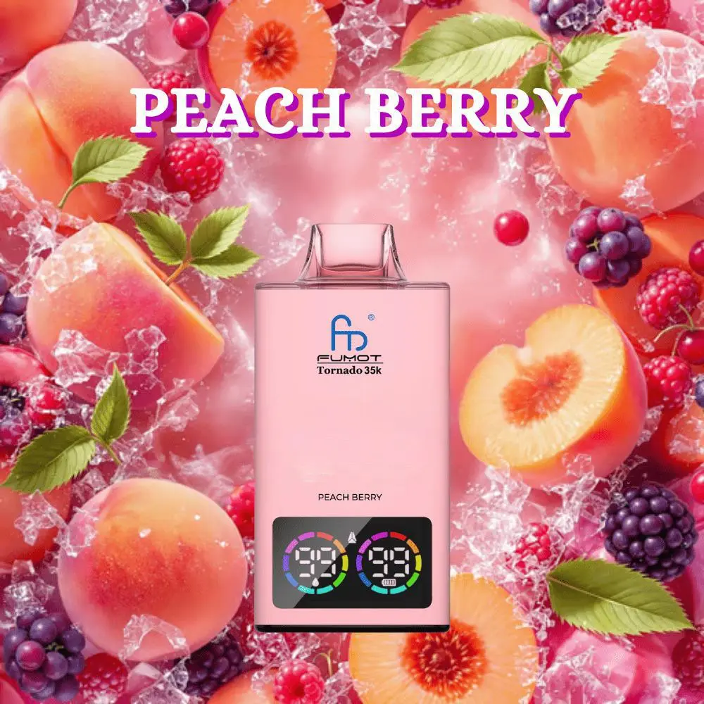 Fumot Tornado 35K - Peach Berry