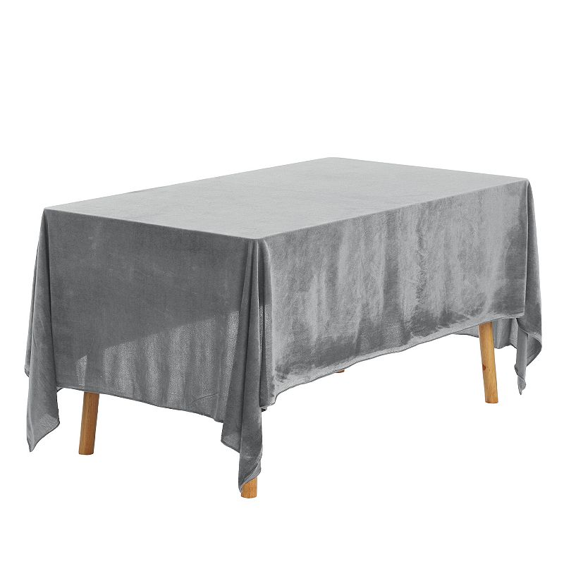 Rectangle Wrinkle Resistant Washable Polyester Table Cover 1 Pc， 71 X 102