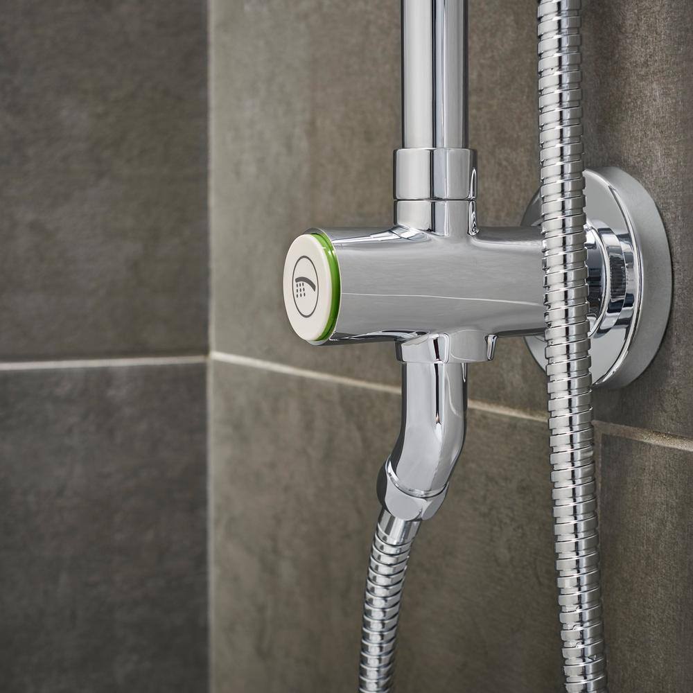 GROHE Vitalio 5-spray 7 in. Dual Shower Head and Handheld Shower Head in Chrome 26520000