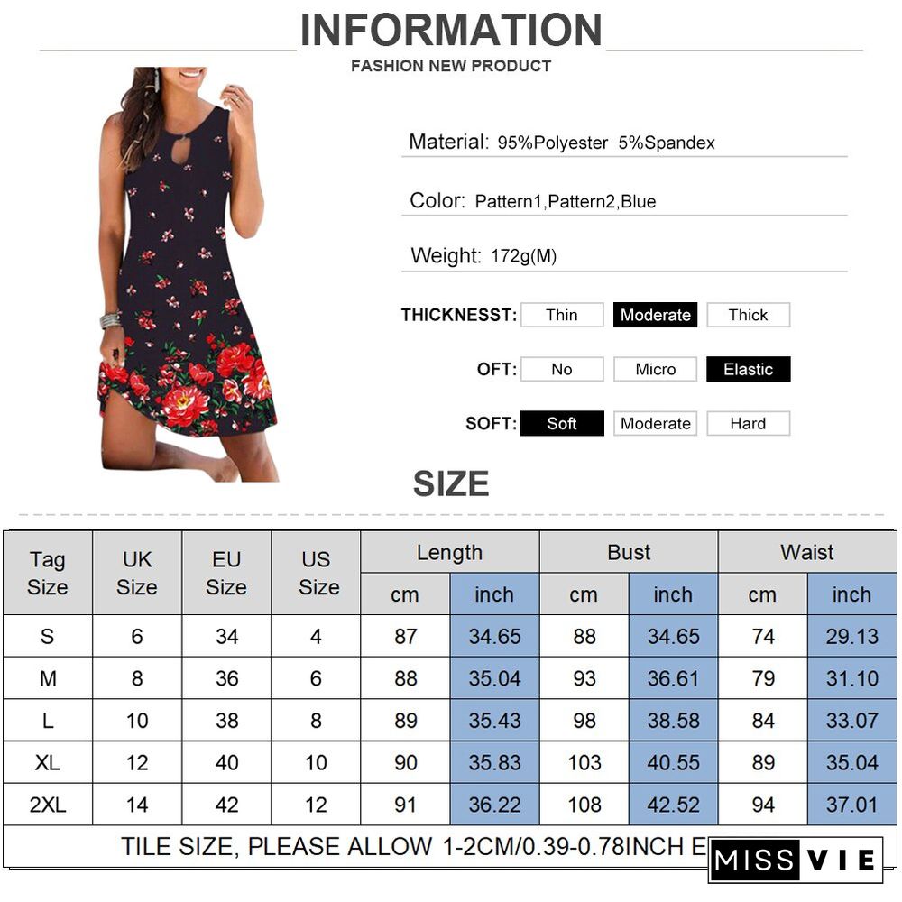 Summer New Women Halter Mini Dress Sexy Sleeveless Beach Dress Ladies Cross O Neck Sundress Vacation Floral Print Clothes D30