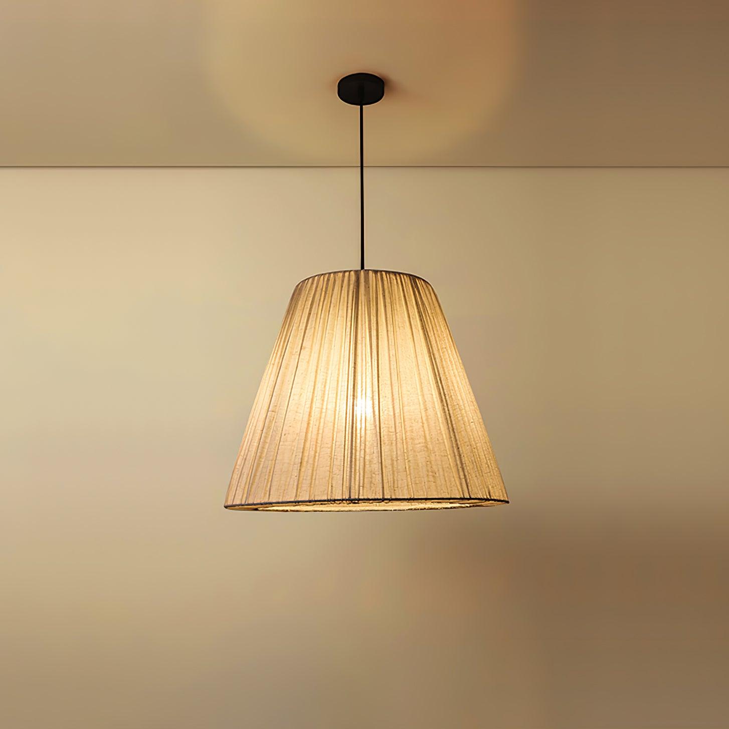 Textile Taper Pendant Lamp