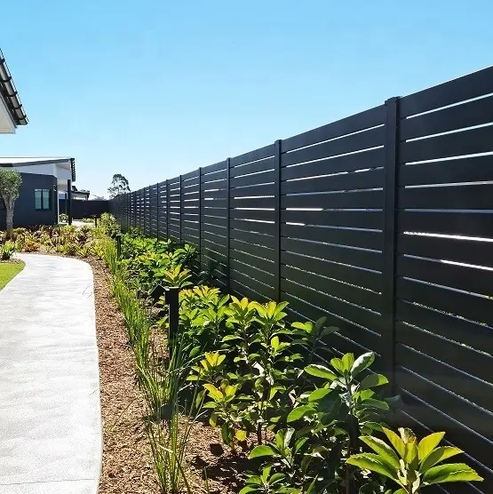 Soon to be sold out!!💝Easy Installation Modern Stylish Design Outdoor Durable Cheap Slatted Fence