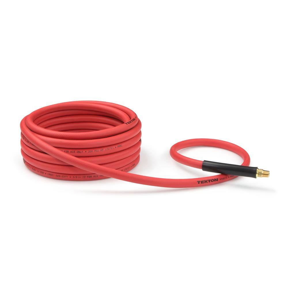 TEKTON 25 ft. x 38 in. I.D. Hybrid Air Hose (300 PSI) 46135