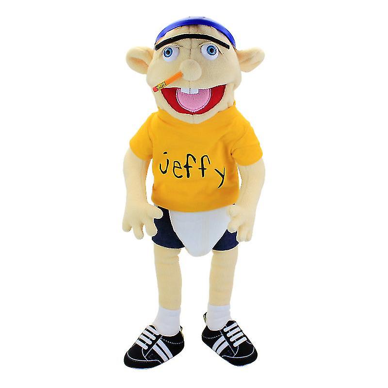 Jeffy Hand Puppet Plush Doll Stuffed Toy Figure For Play House Kids Educational Gift Baby Children Fans Birthday Christmas 58cm