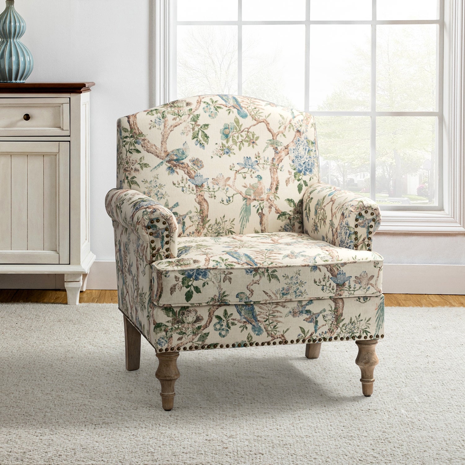 Yahweh Comfy Living Room Armchair with Panel Arms by HULALA HOME