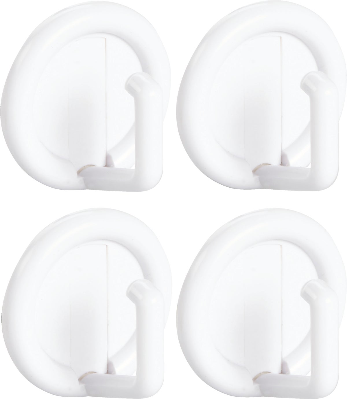 iDesign Utility Adhesive Hook White