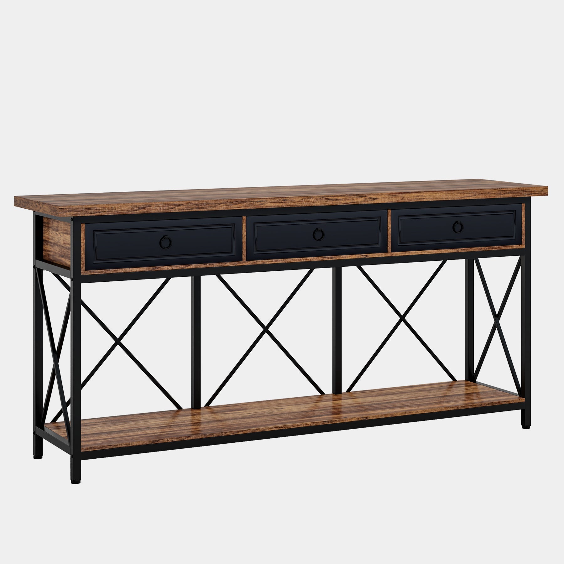 3-Drawer Console Table, 70.8