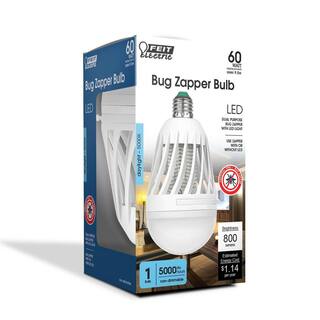 Feit Electric 60-Watt Equivalent A19 3-Way LED Bug Zapper Light Bulb (1-Bulb) C60850BZLED