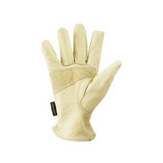 FIRM GRIP Large Grain Pigskin Leather Work Gloves 5123-06