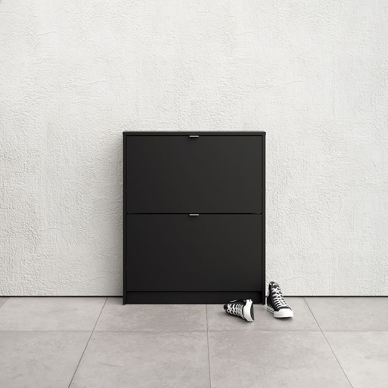 Tvilum Bright 2-Drawer Shoe Cabinet Floor Decor