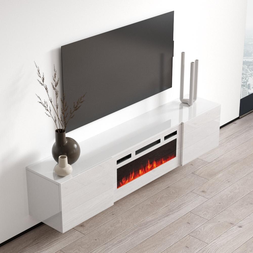 Cali WH EF Wall Mounted Electric Fireplace Modern 72\