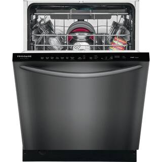 FRIGIDAIRE GALLERY 24 in. Smudge Proof Black Stainless Steel Top Control Built-In Tall Tub Dishwasher with Stainless Steel Tub 49 dBA FGID2479SD