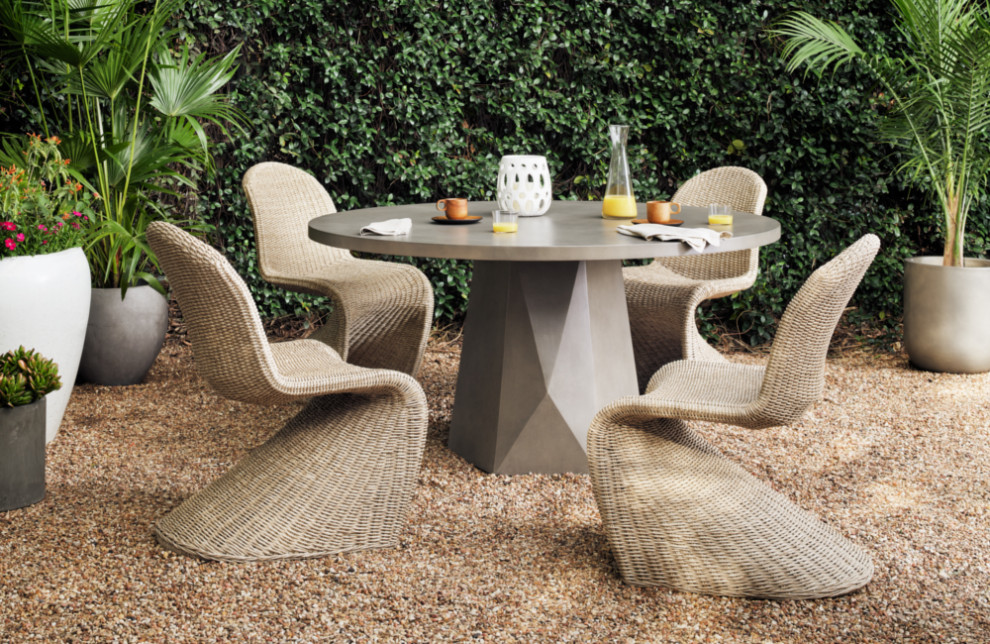 Percy Outdoor Dining Chair   Tropical   Outdoor Dining Chairs   by Marco Polo Imports  Houzz