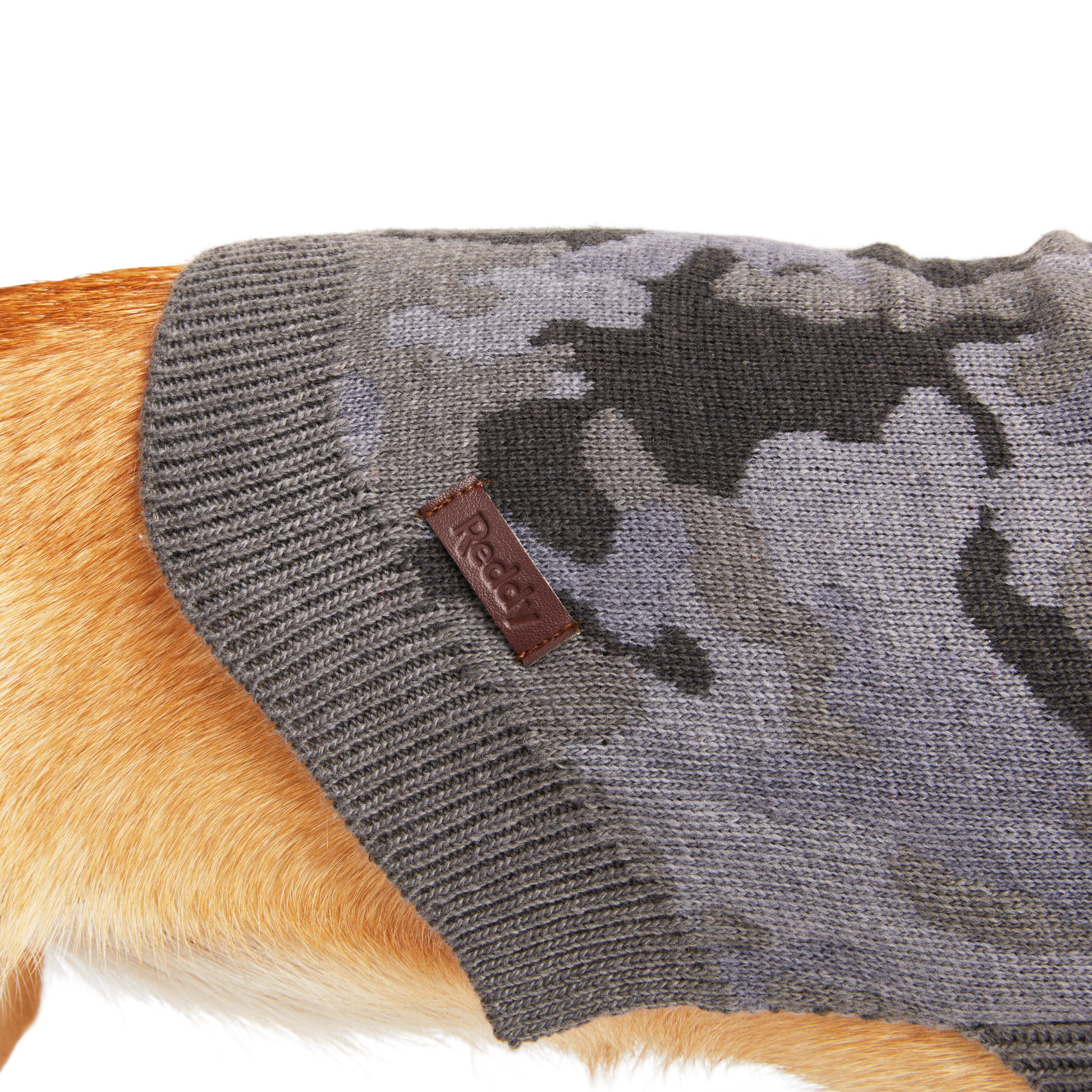 Reddy Camo Dog Sweater， X-Small