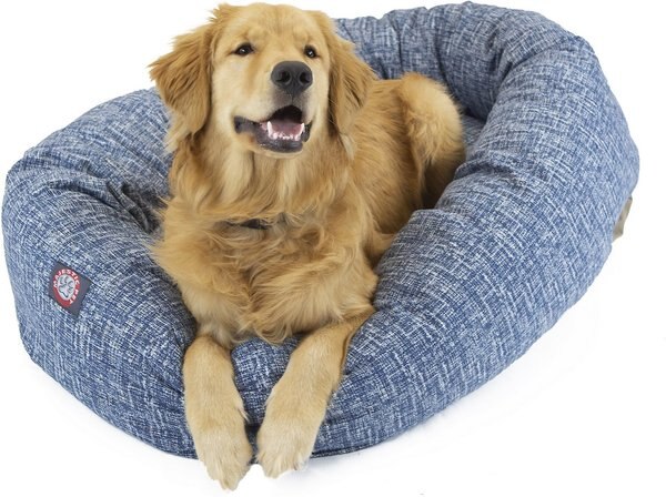 Majestic Pet Palette Heathered Bagel Bolster Dog Bed