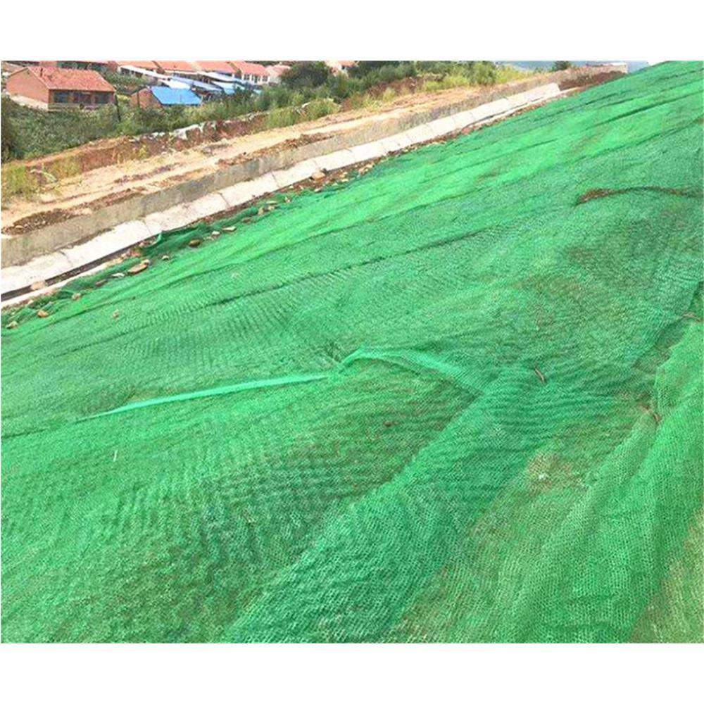 Agfabric 6.5 ft. x 100 ft. Green Plastic 3D Geomat Erosion Control Blanket Mesh Mat WEEMEMW6H100G