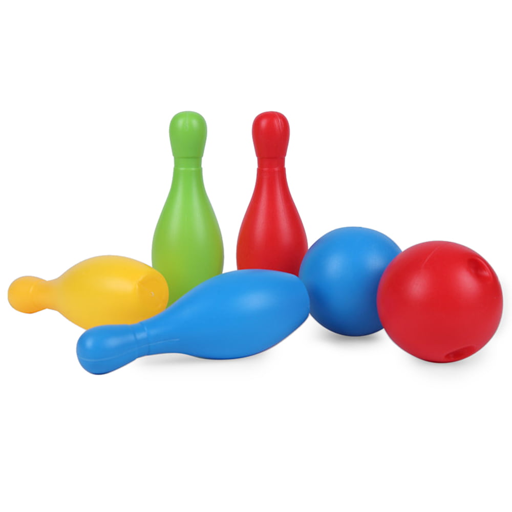 Dcenta Kids Bowling Toys Set Indoor Outdoor Bowling Games Great for Boys Girls