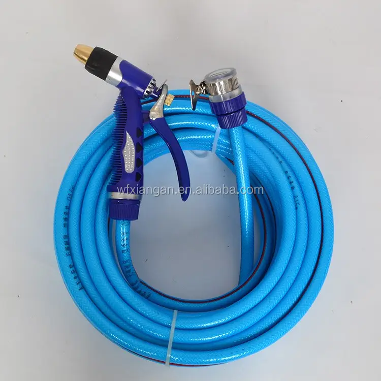 Wholesales garden hose reel 50m 100m Customized water hose lawn irrigation flexible PVC rubber hose