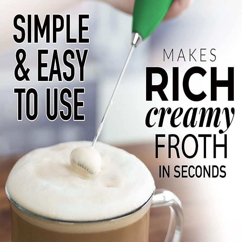 Powerful Milk Frother Handheld Foam Maker