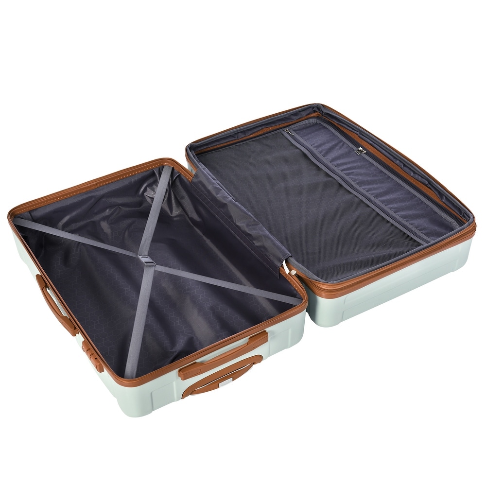 Luggage Sets Expandable ABS 3pcs Luggage Sets Hardside Suitcase Sets Spinner Suitcase with TSA Lock (20''24''28'')